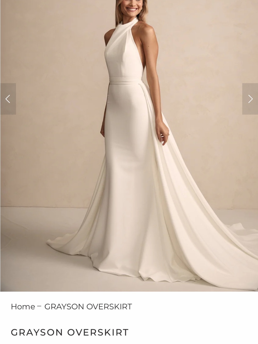 Grayson overskirt